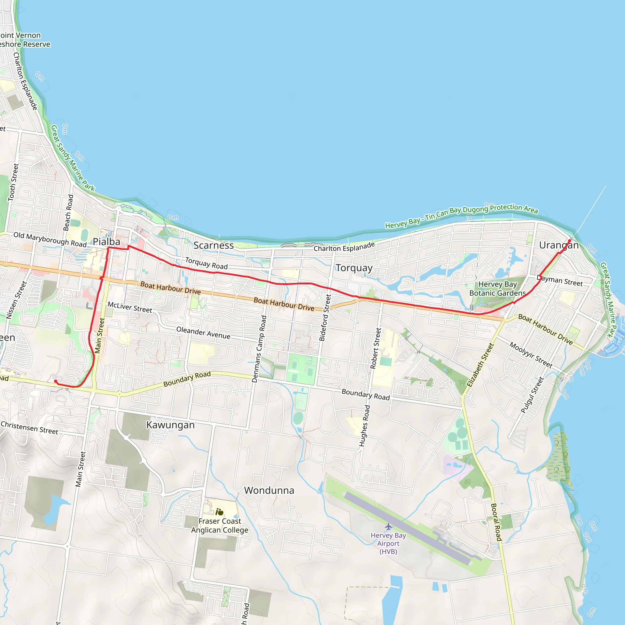 Links Corridor Walk mobile static map