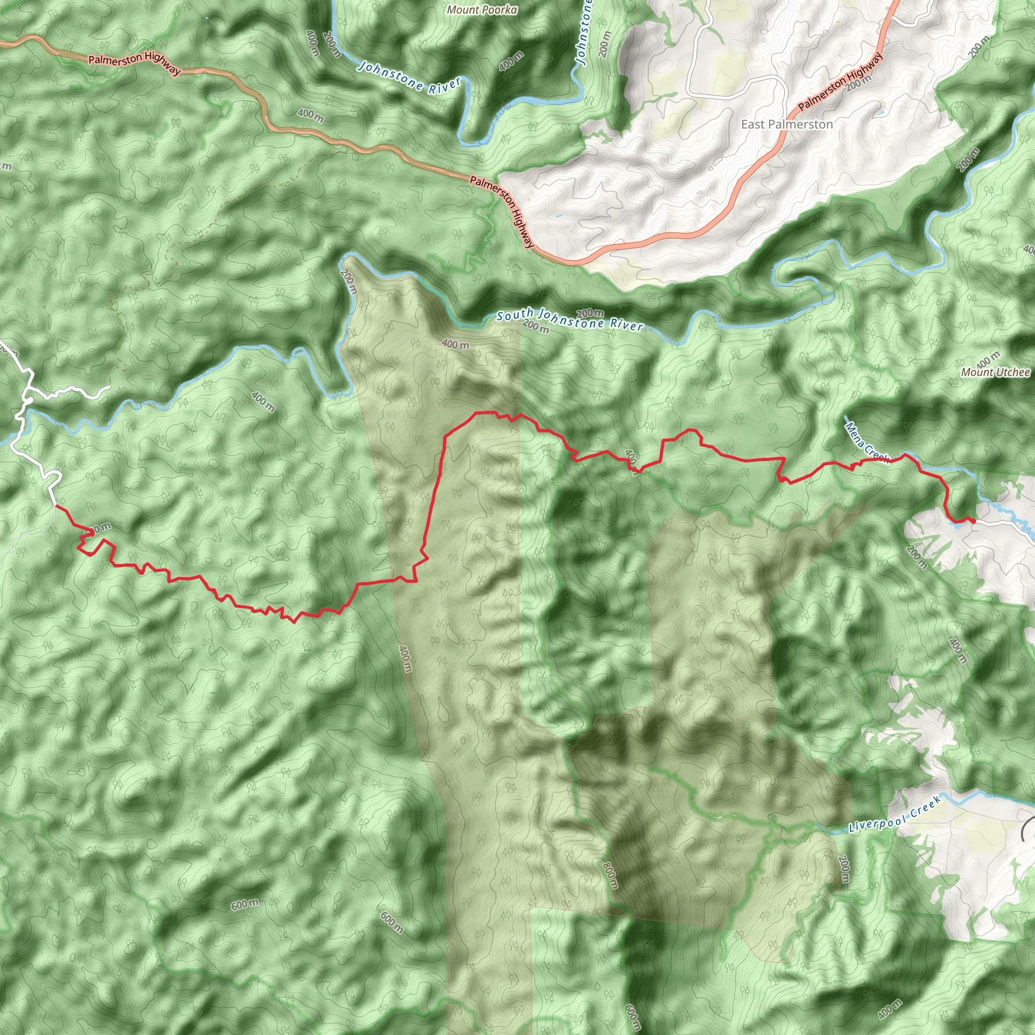 Gorrell Track mobile static map