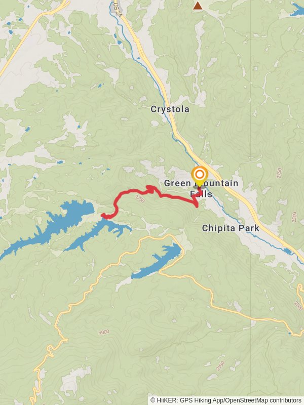 South Catamount Reservoir and Thomas Trail