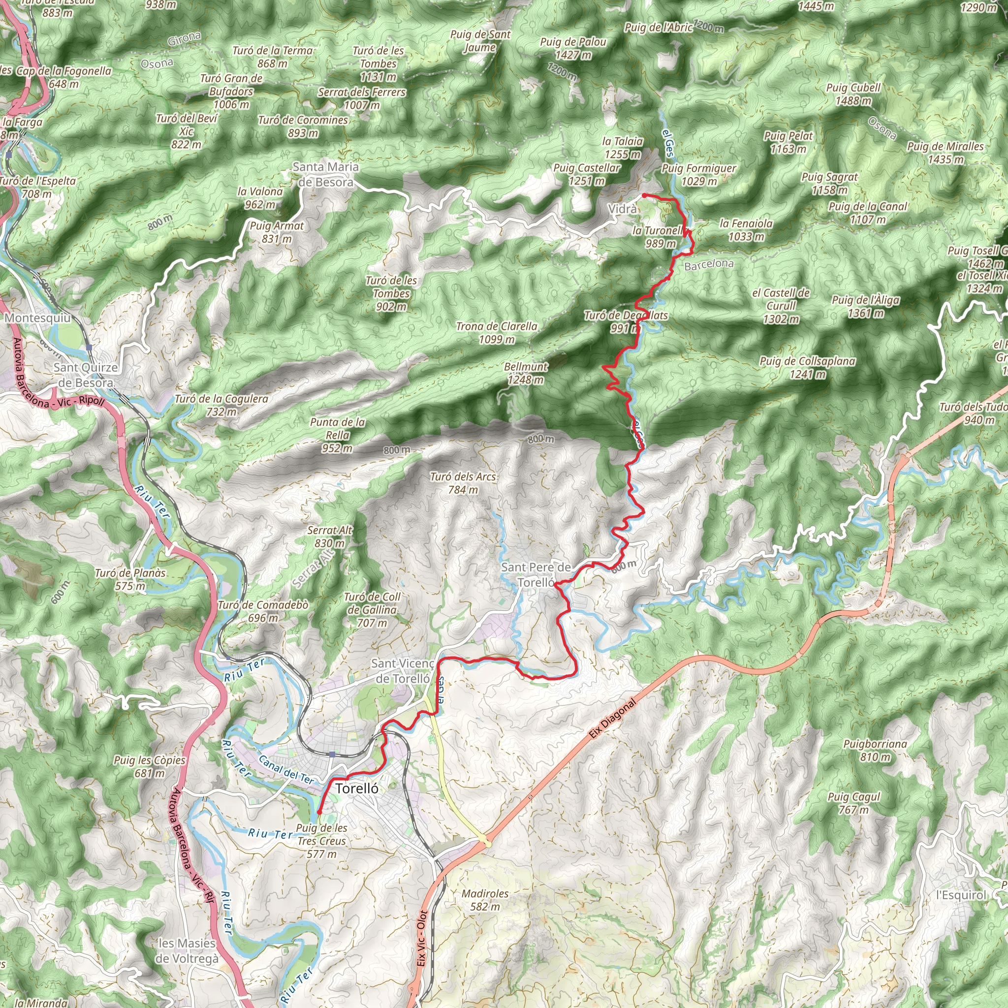 Camí Vora Ges PR C 47 mobile static map