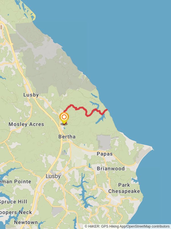 Orange Trail Out and Back