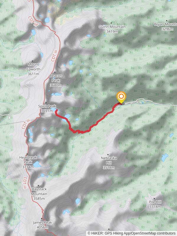 Upper Crater Lake via South Boulder Creek Trail