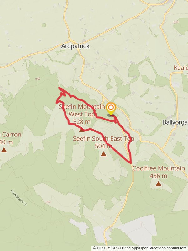 Ballyhoura - Black Rock Loop mobile static map