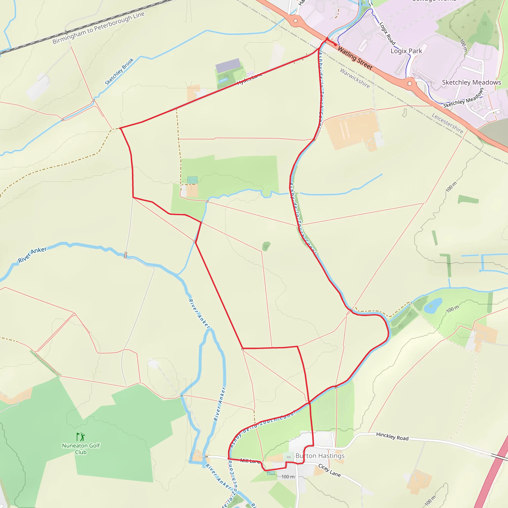 Strertton Baskerville CP mobile static map