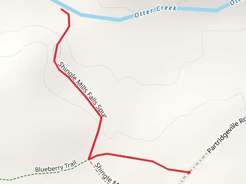 Shingle Mills Falls Trail