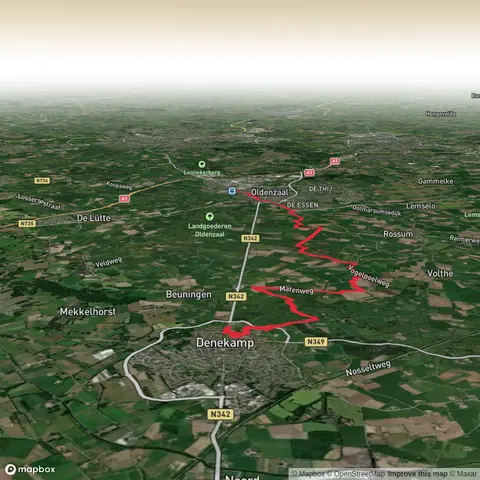 Klokkenberg to Oldenzaal via Trambaan