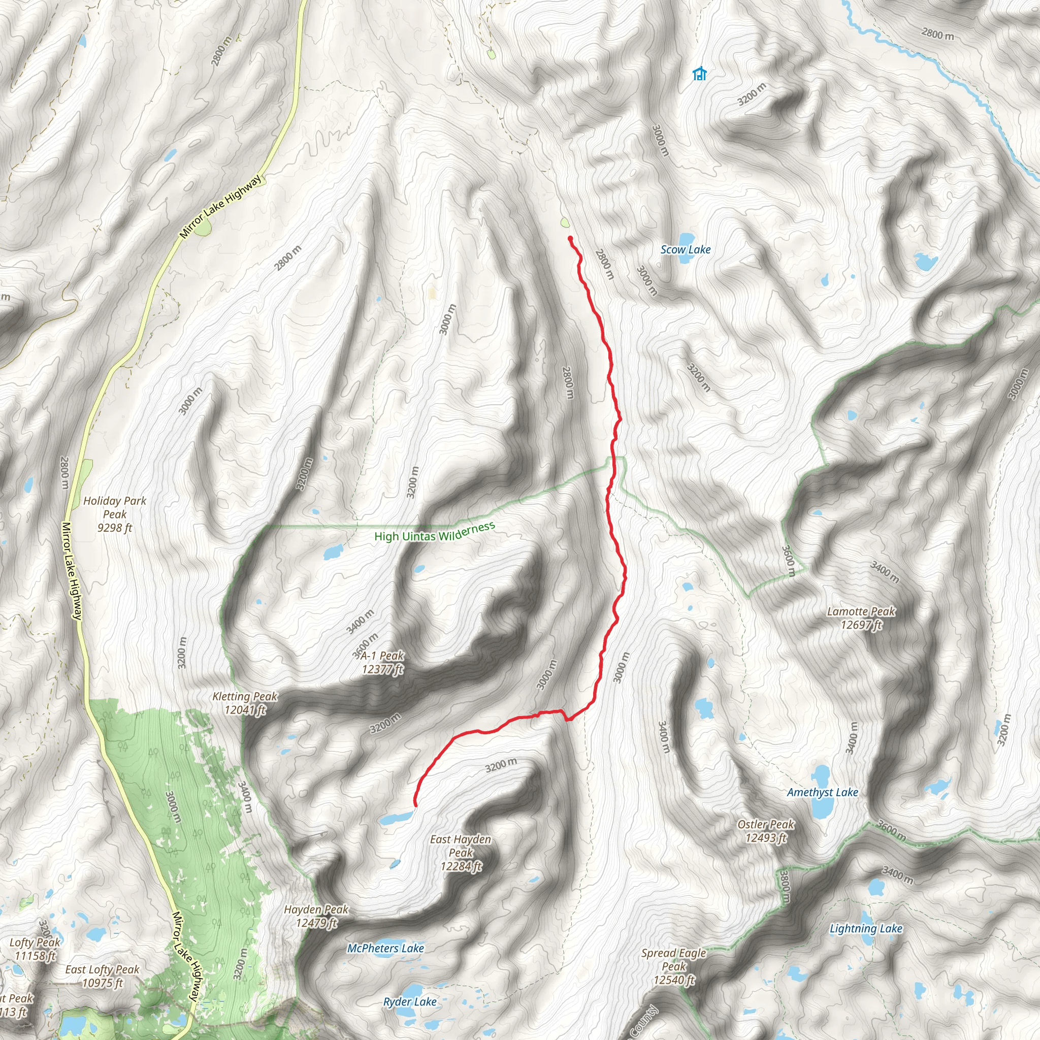 Kermsuh Lake Walk mobile static map