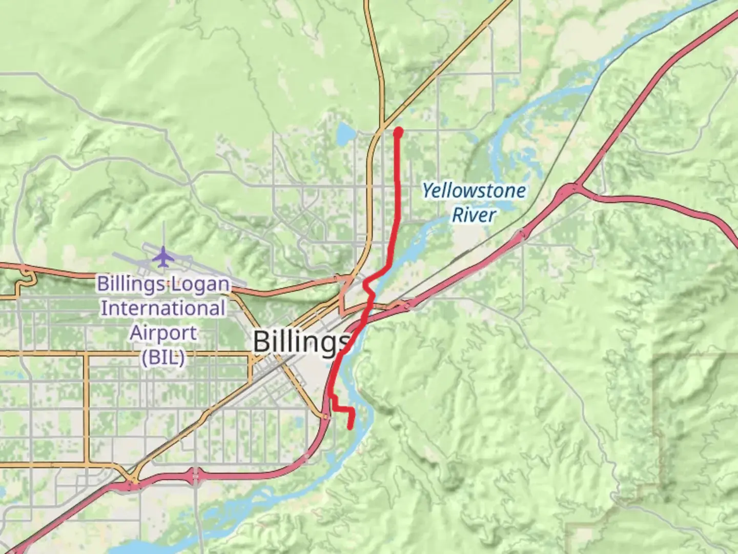 An image depicting the trail Walden Grove Park, Two Moon Park, Coulson Park and Josephine Park Trail and its surrounding area.