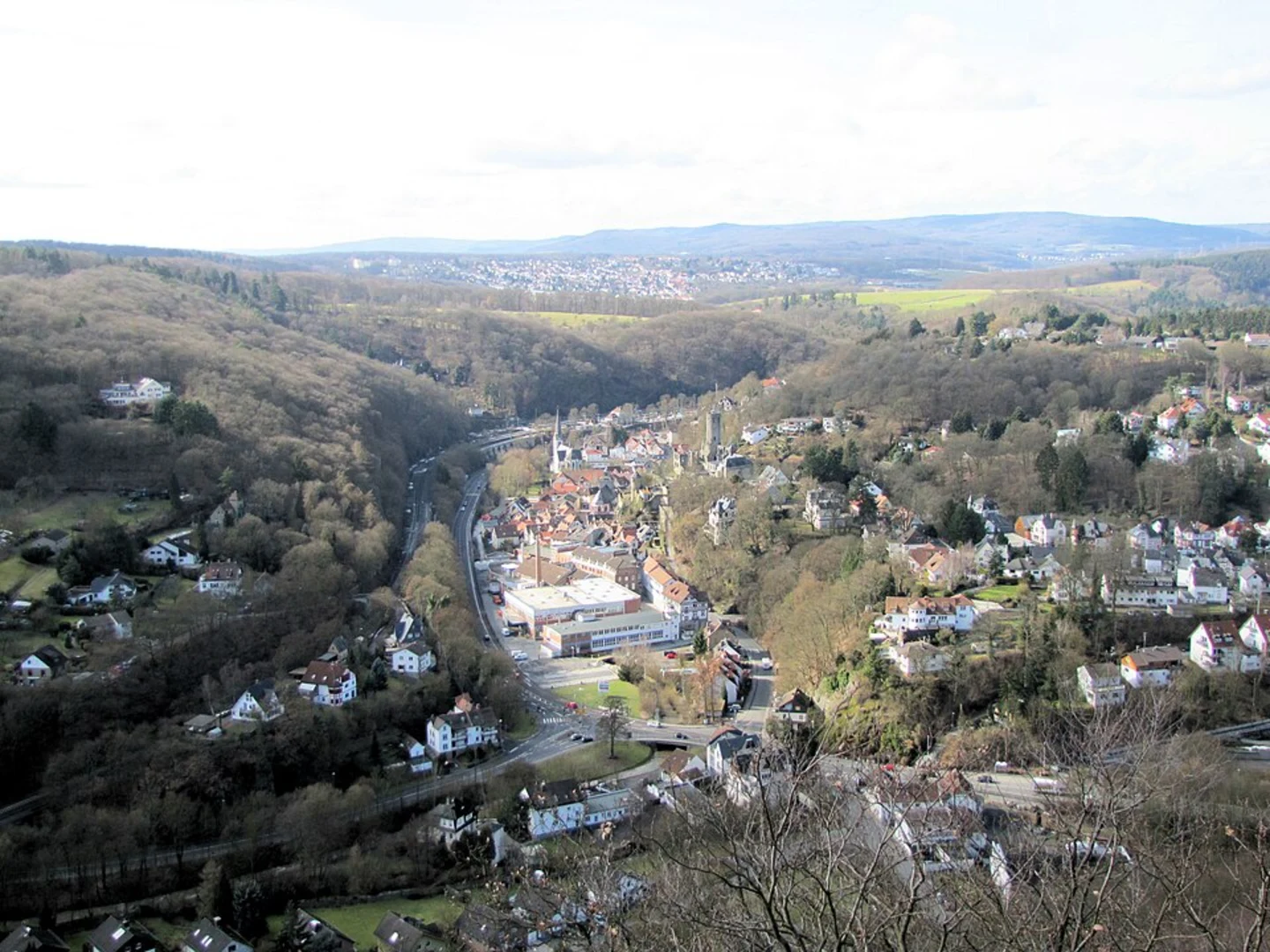 An image depicting the trail Eppstein to Lorsbach Loop via Staufen and its surrounding area.