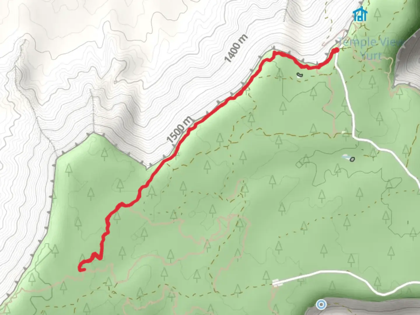 An image depicting the trail Windmill Trail and its surrounding area.