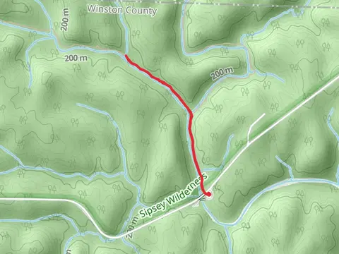 Borden Creek Wild Hiking and Sipsey Wild Hiking Trail