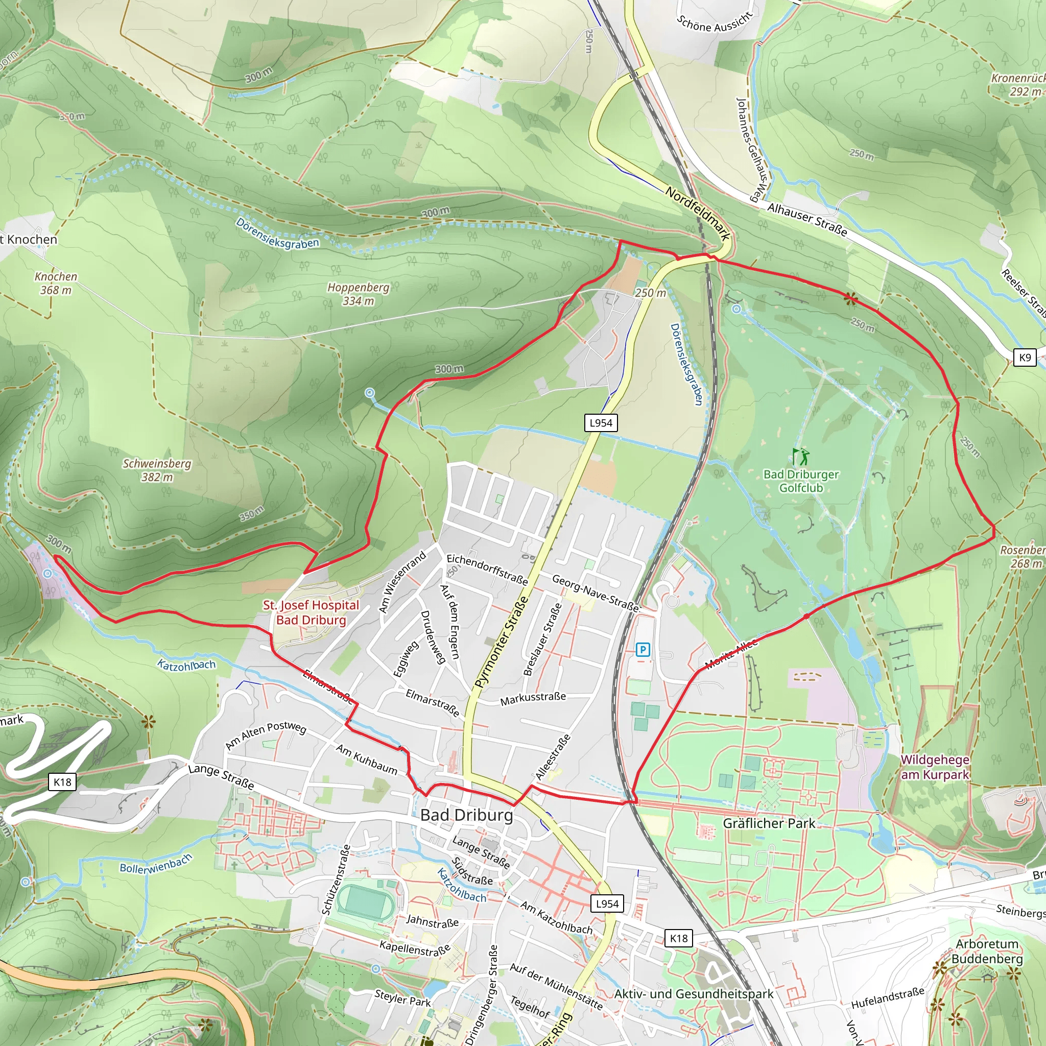 Sachsenring and Moritz Allee mobile static map