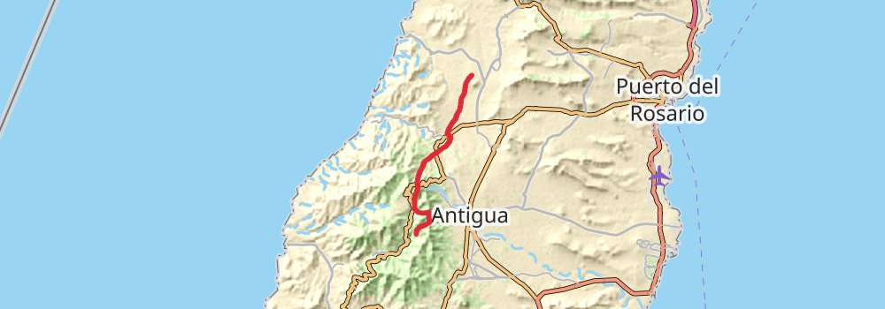 GR 131 Fuerteventura stage 8 Map