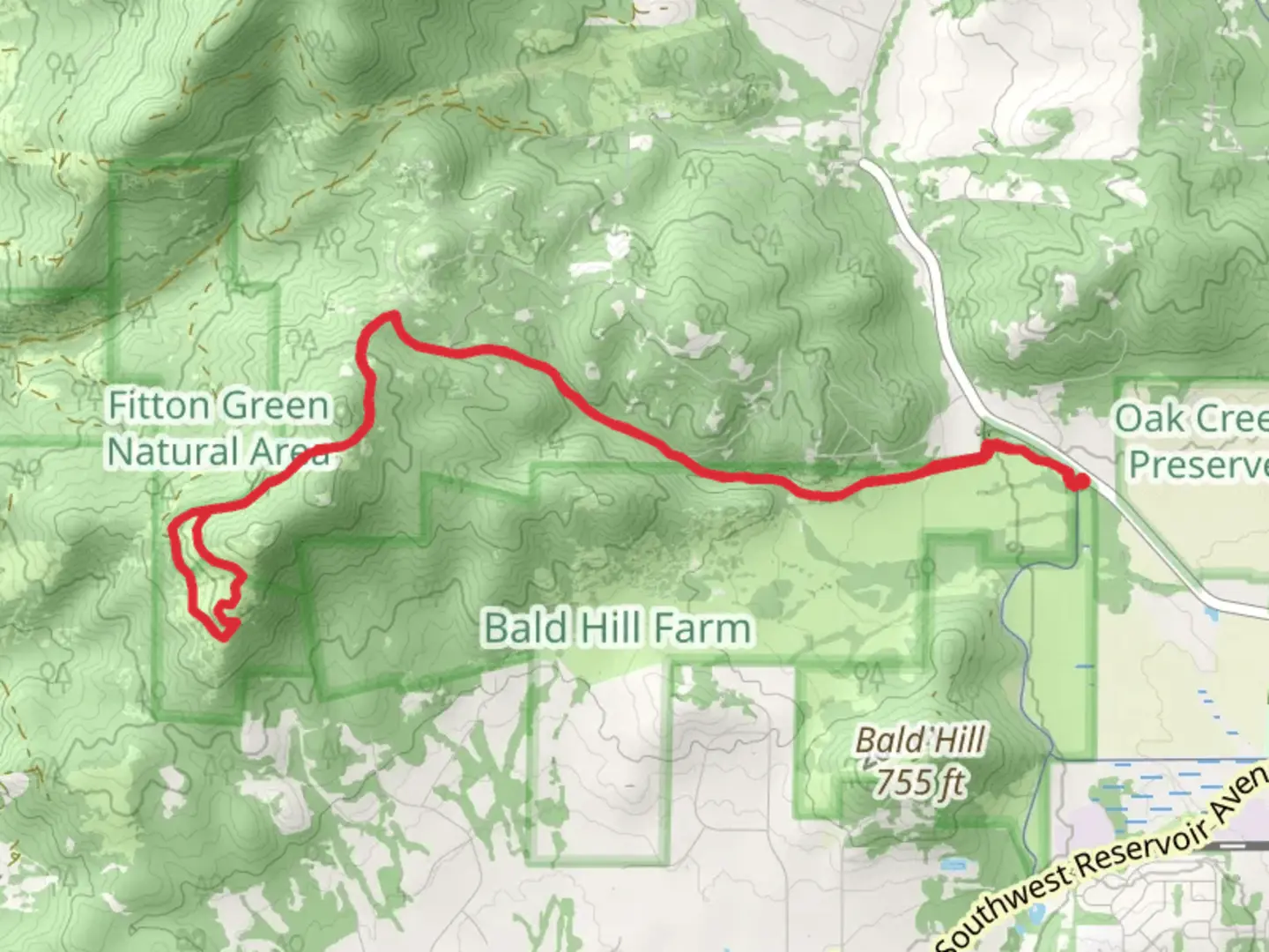 An image depicting the trail Allen Throop Loop via Mulkey Ridge Trail and its surrounding area.
