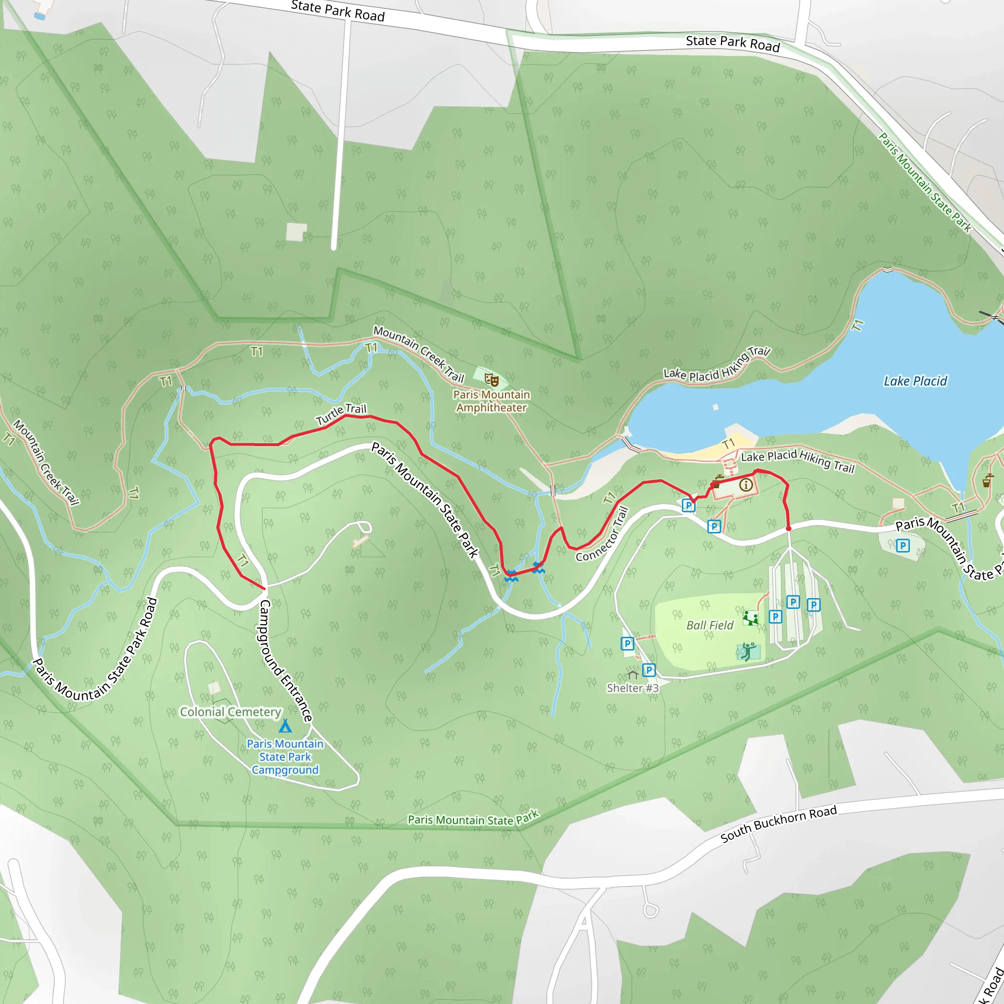 Turtle Trail mobile static map
