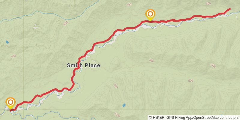 Queets River Trail stage 3 Map