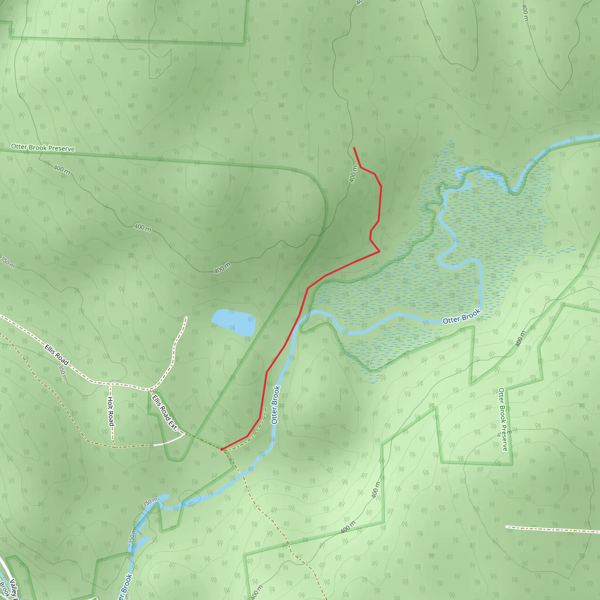 Ellis Road Trail mobile static map