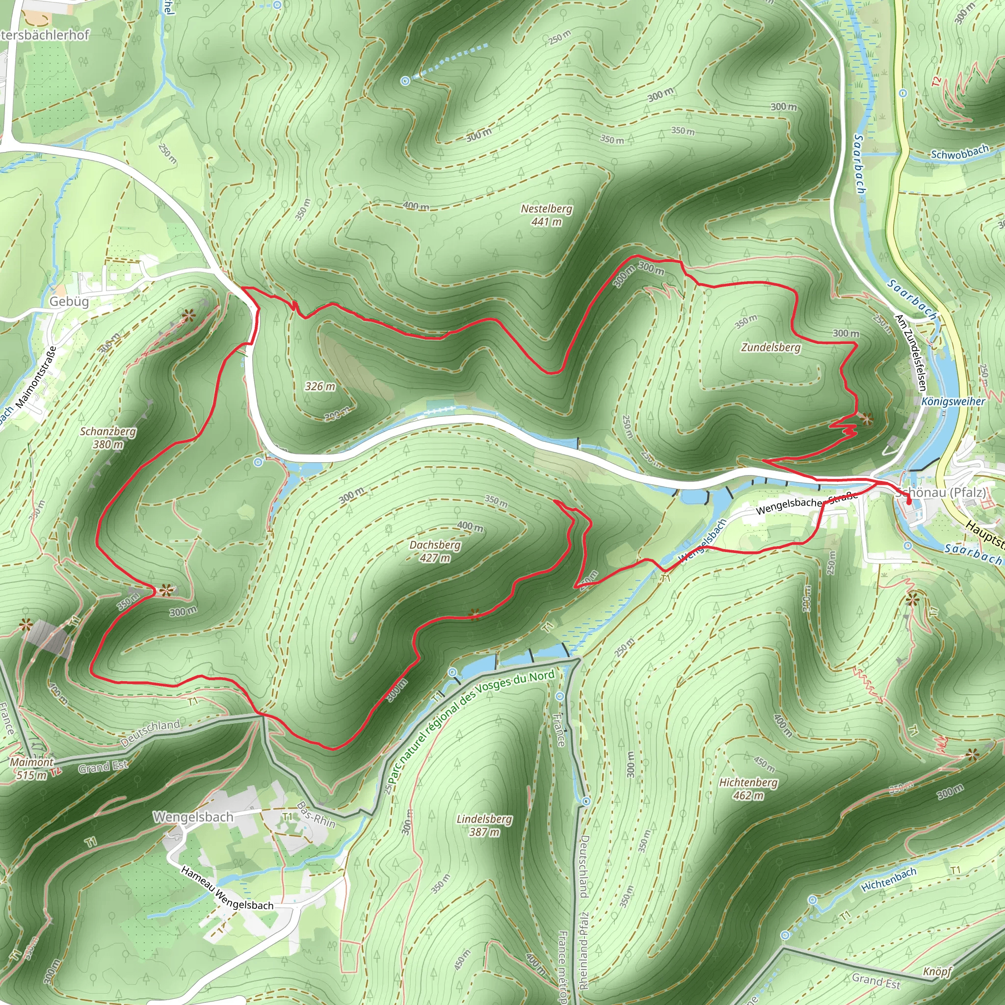 Dachs Weg mobile static map