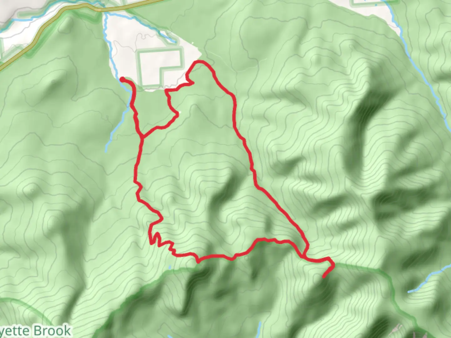 An image depicting the trail Garfield Ridge East Peak via Gale River Trail and its surrounding area.