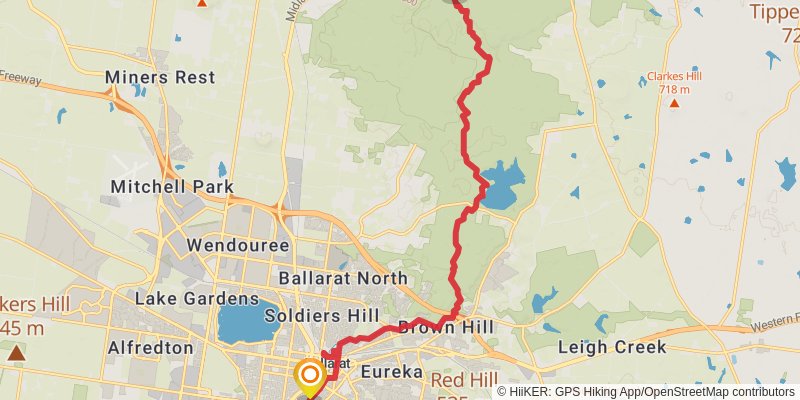 Goldfields Track stage 2 Map