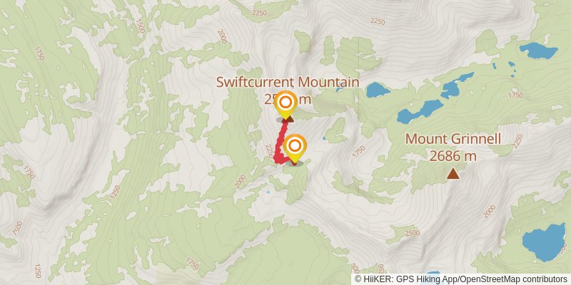 Swift Current Loop spur 1 Map