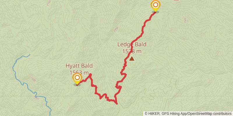 Benton Mackaye Trail stage 29 Map