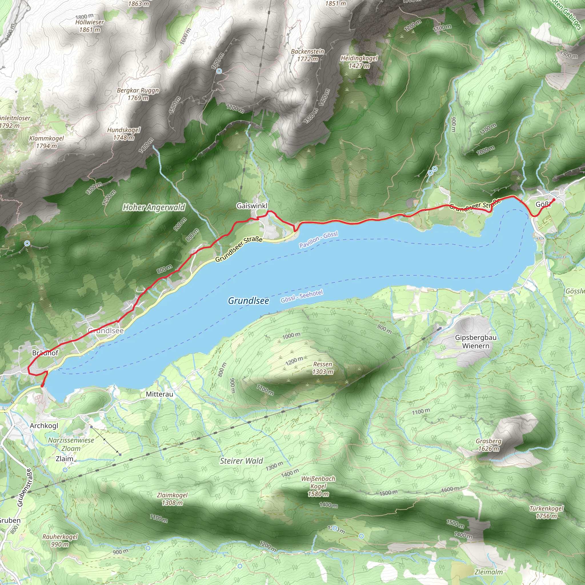 Via Artis Grundlsee mobile static map