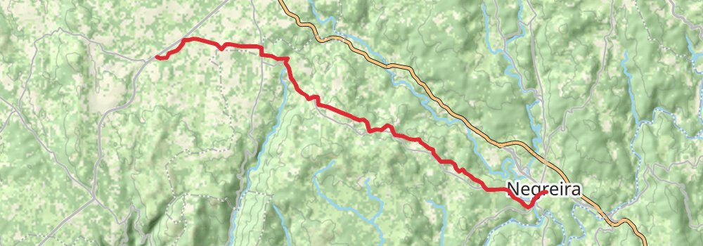 Camino Portugues do Interior stage 24 Map