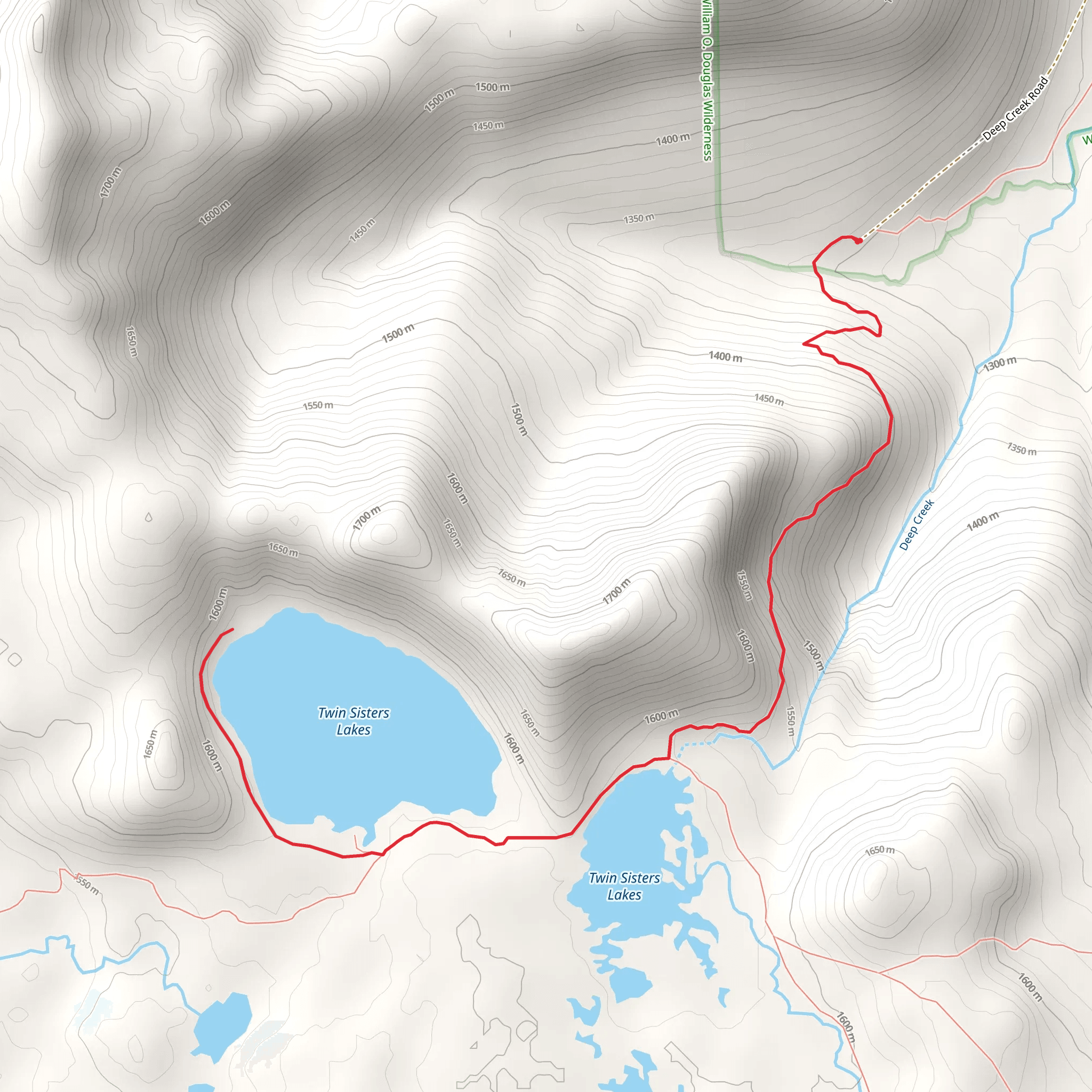 Big Twin Trail mobile static map