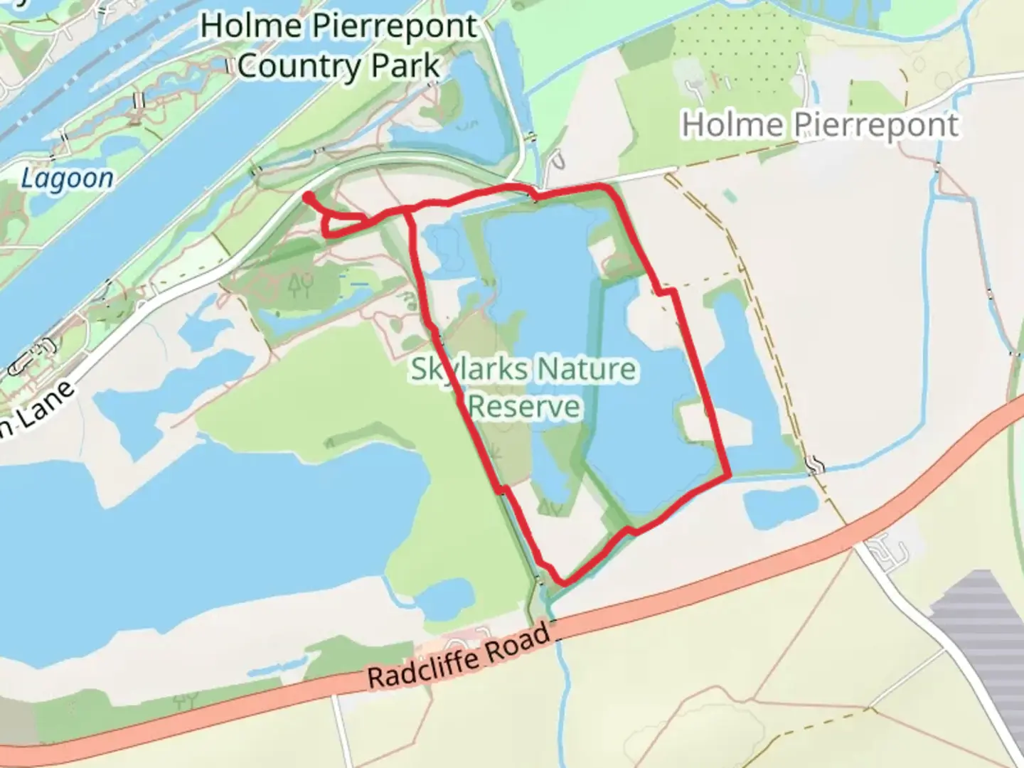 An image depicting the trail Hackett Lake Loop and its surrounding area.