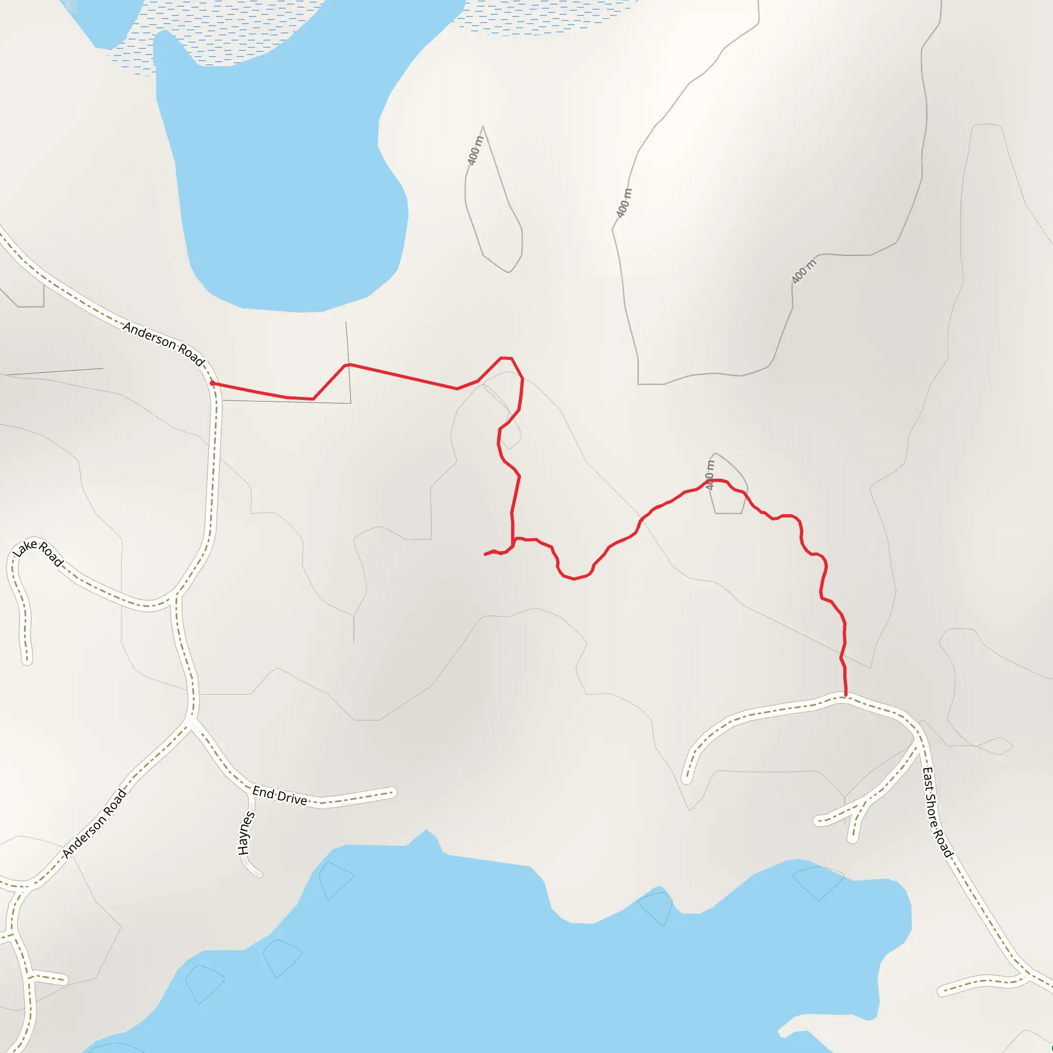 Anderson Road mobile static map
