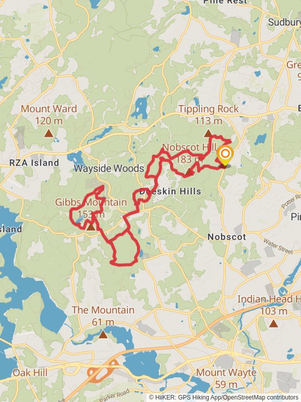 Nobscot Hill and Gibbs Mountain Loop