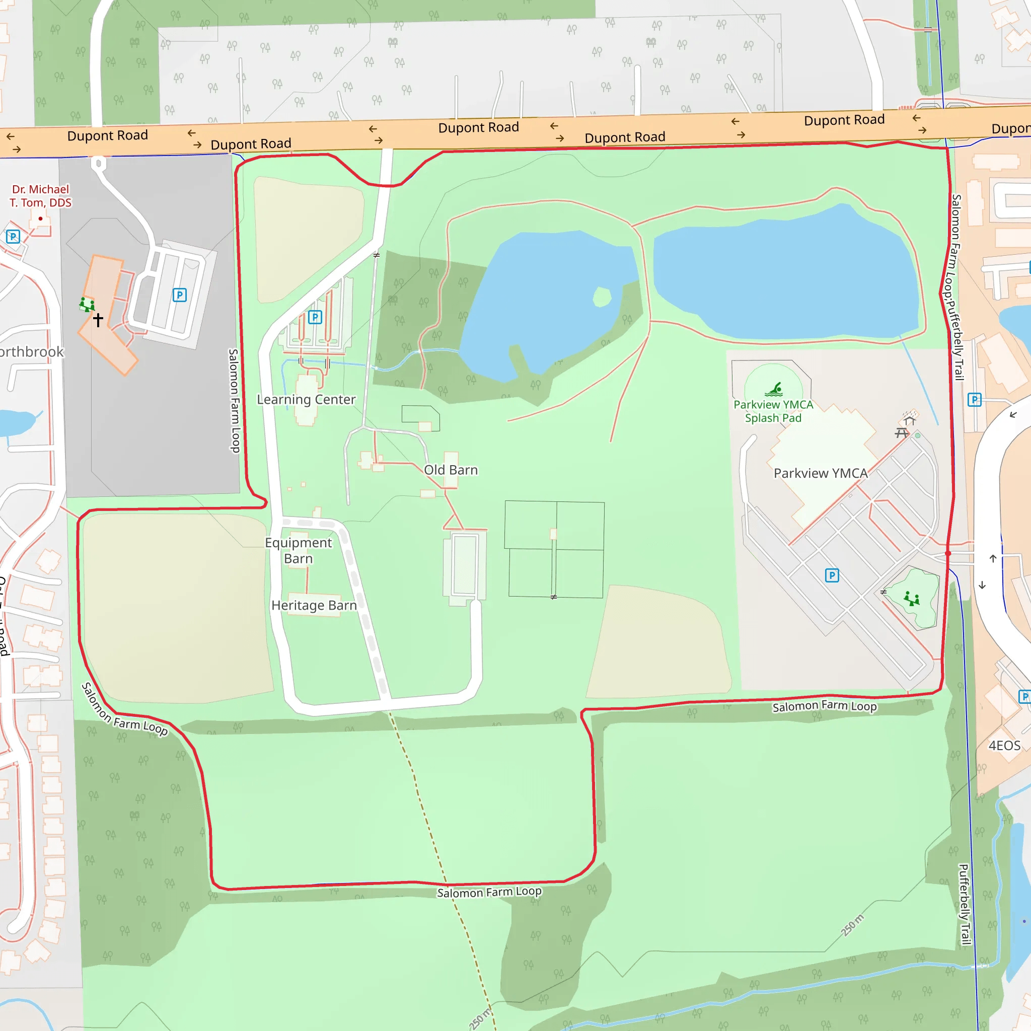 Salomon Farm Loop mobile static map