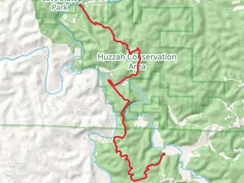 Courtois Creek via Ozark Trail