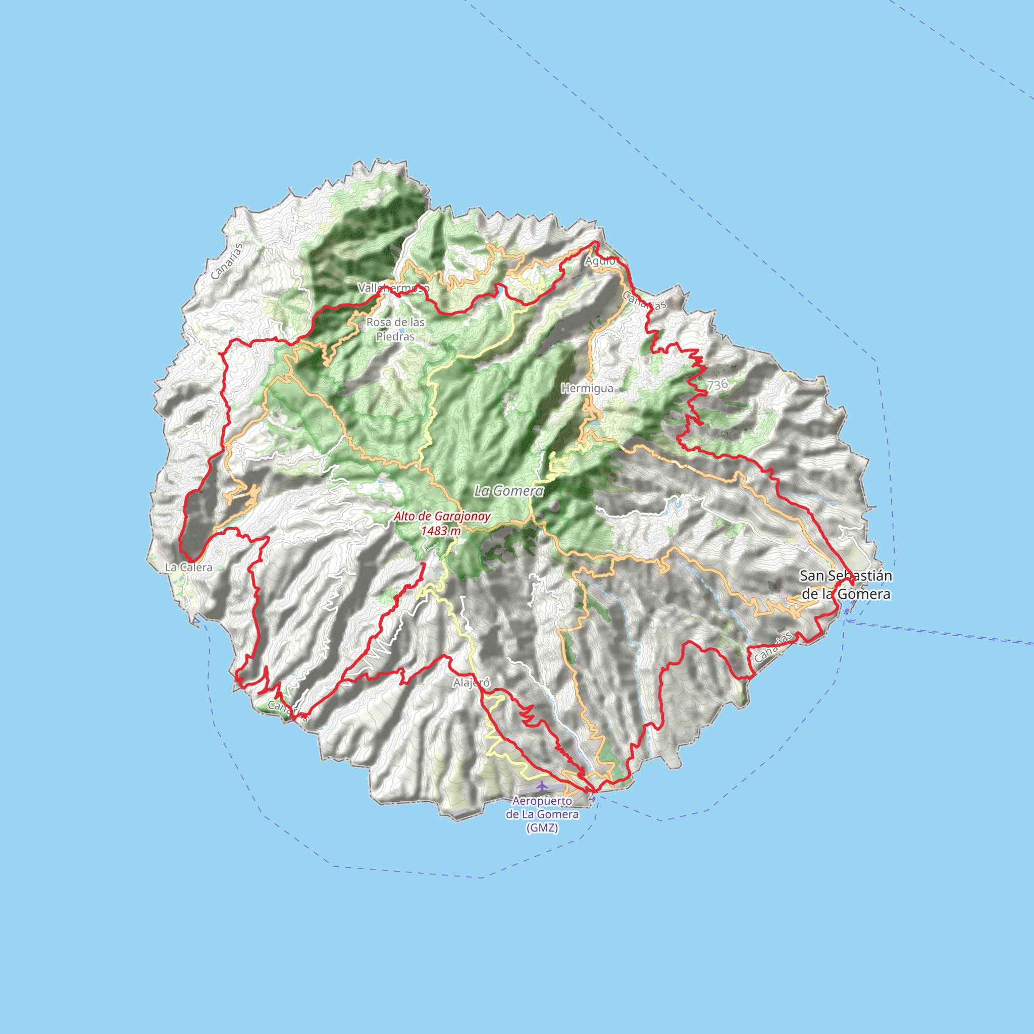 GR 132 mobile static map