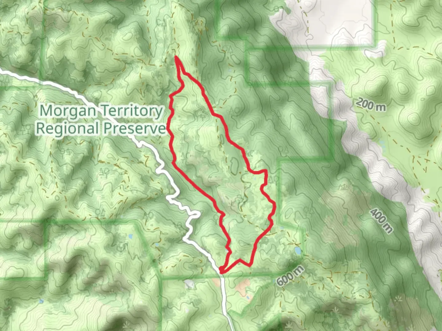 An image depicting the trail Volvon - Blue Oak - Stone Corral - Coyote Loop Trail and its surrounding area.