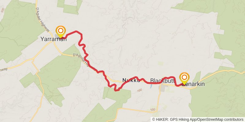 Brisbane Valley Rail Trail stage 7 Map