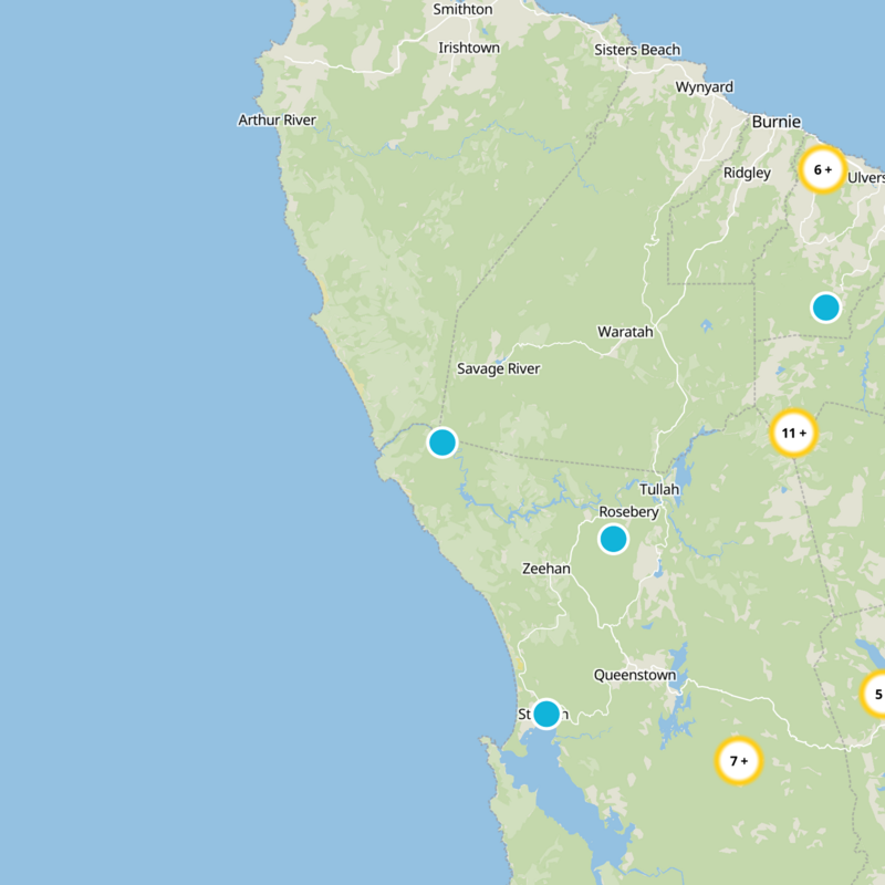 Waratah-Wynyard Static Map