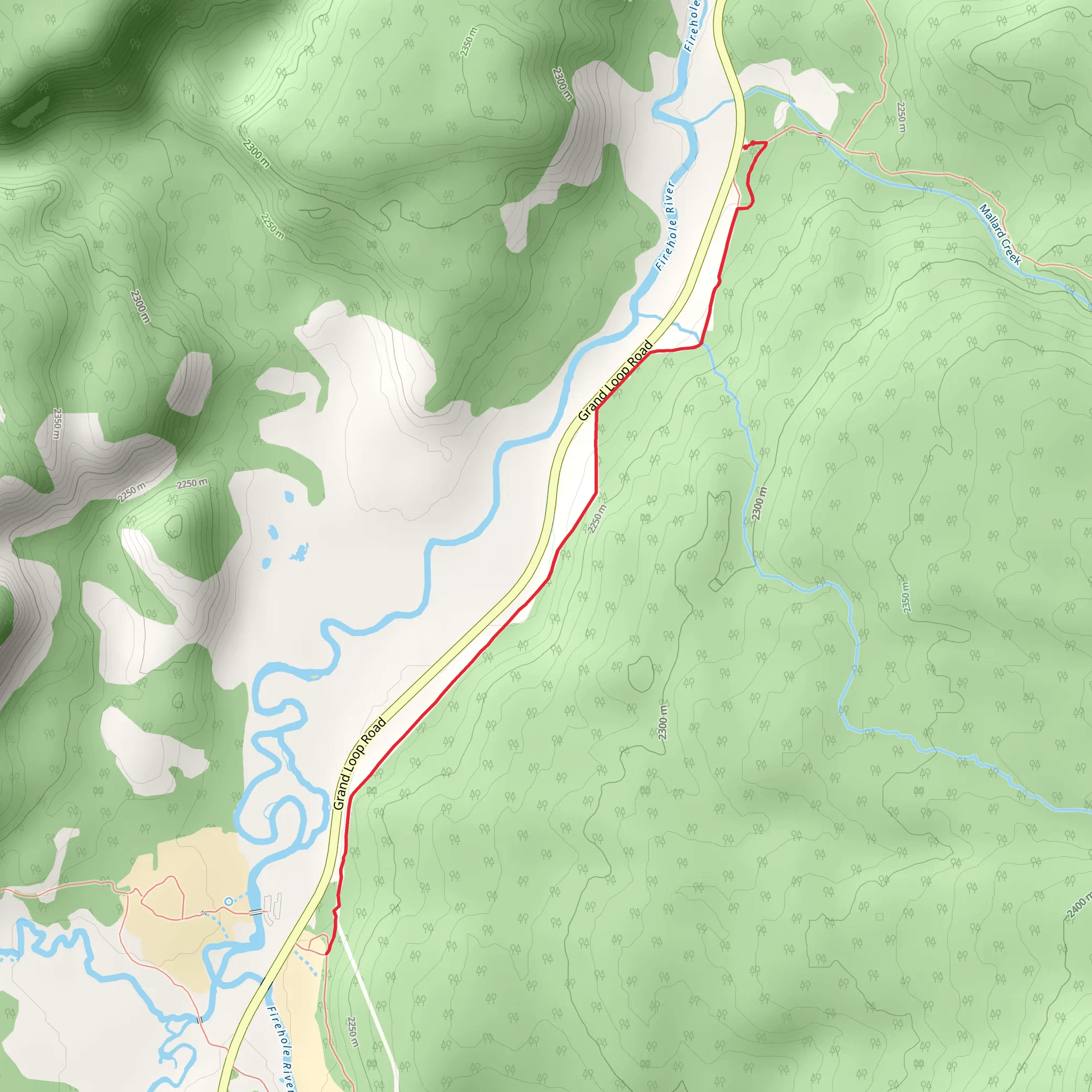 Powerline Trail mobile static map