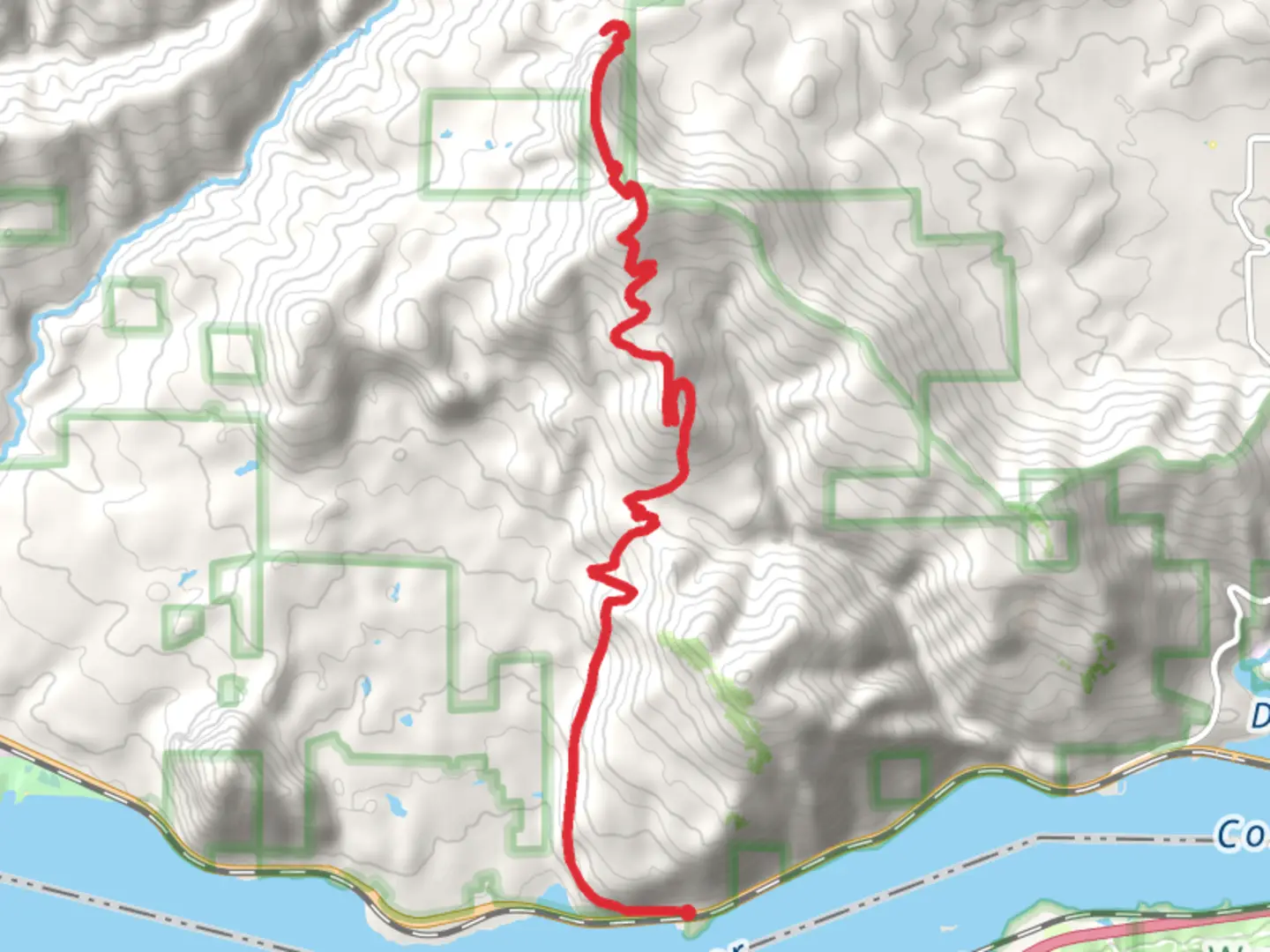An image depicting the trail Augspurger Trail and its surrounding area.