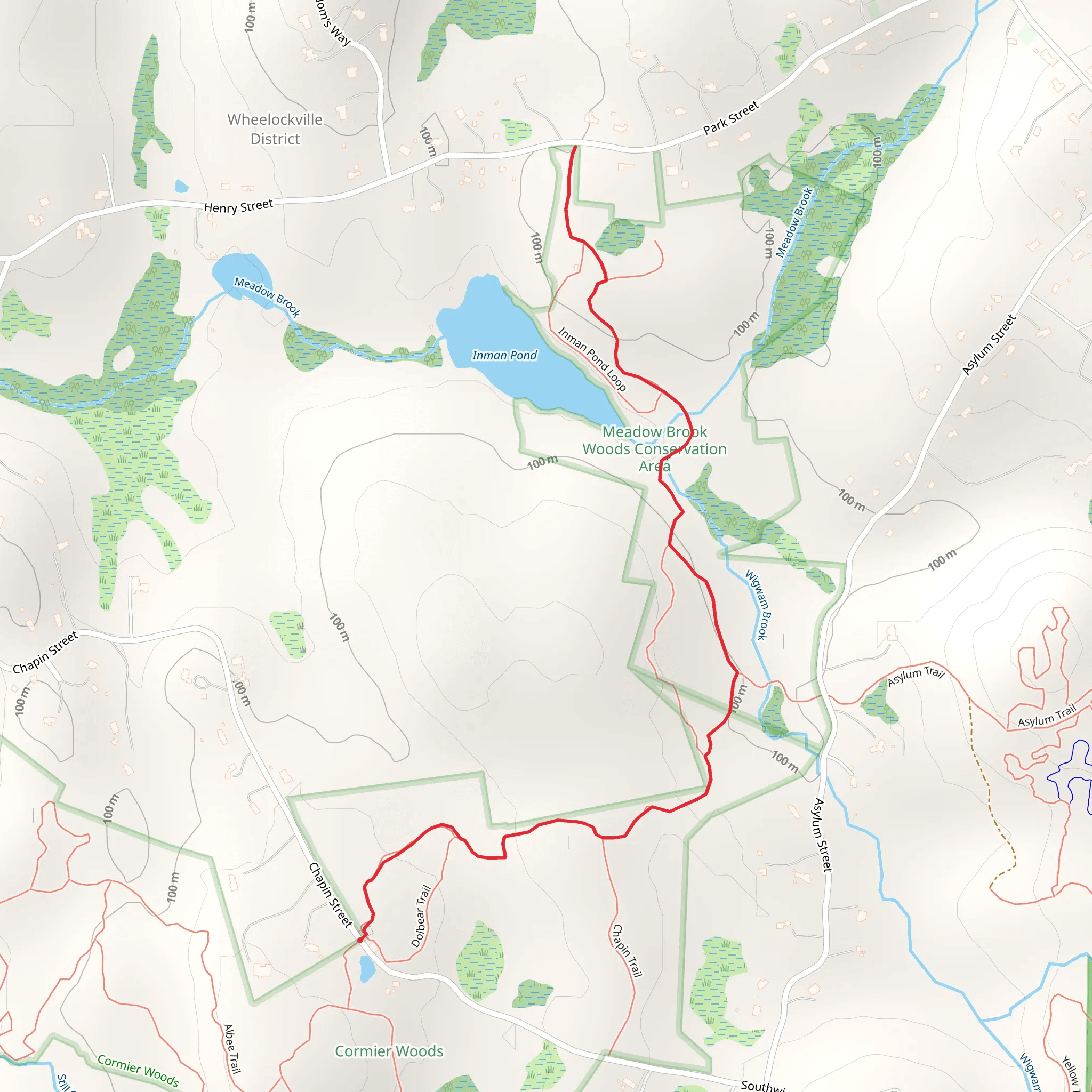 Meadow Brook Woods mobile static map