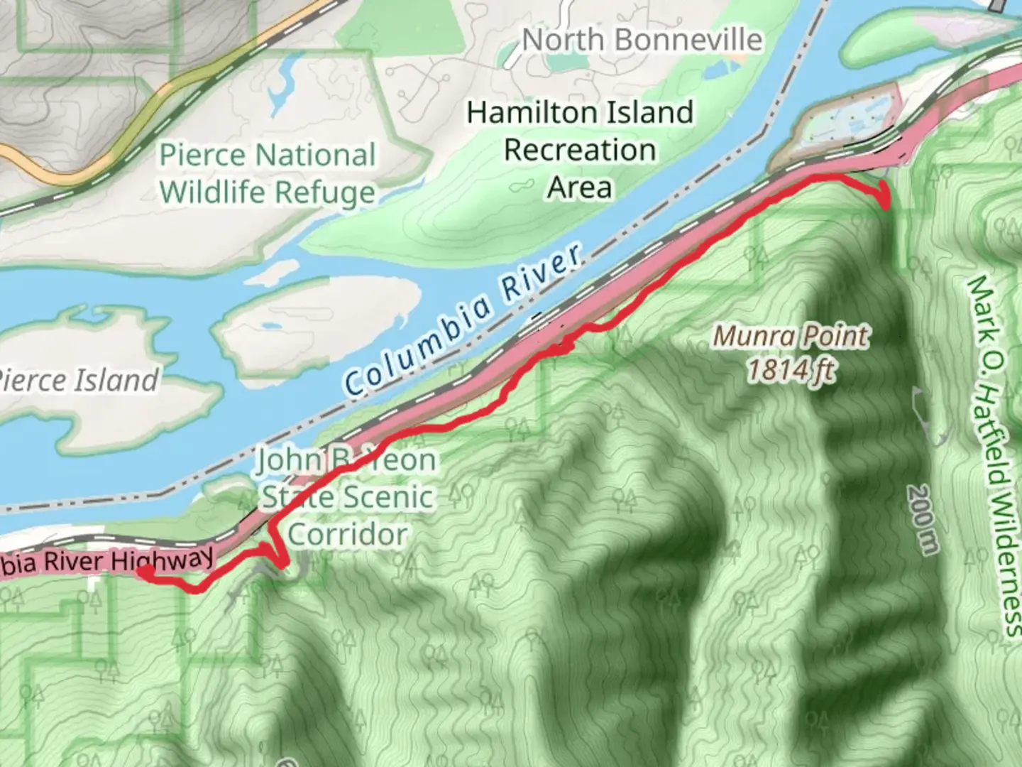 An image depicting the trail Gorge Trail and its surrounding area.