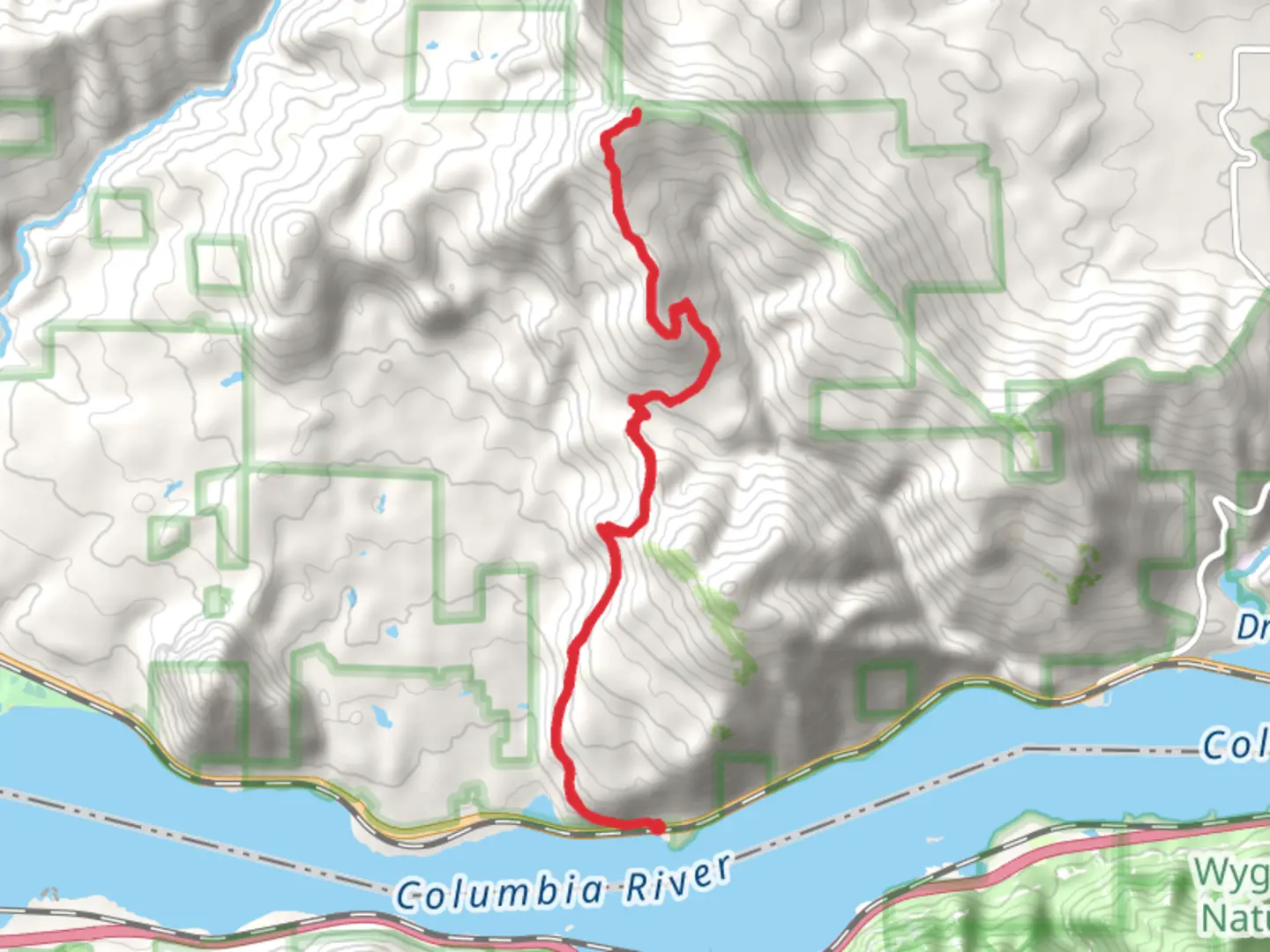 An image depicting the trail Augspurger Mountain Trail and its surrounding area.