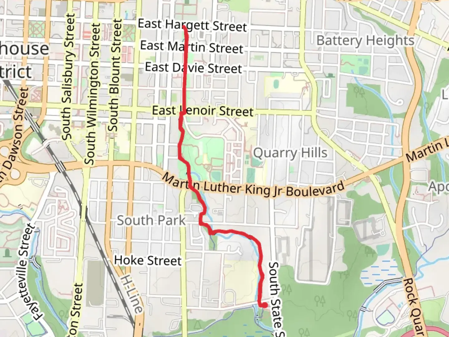 An image depicting the trail Little Rock Trail and its surrounding area.