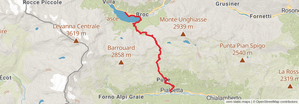 Sentiero Italia - Alps Section stage 148 Map