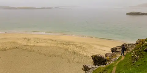 An image depicting the trail Inishbofin Island - Cloonamore Loop and its surrounding area.