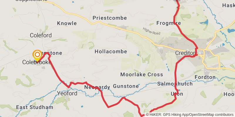 Mary Michael Pilgrims Way stage 17 Map