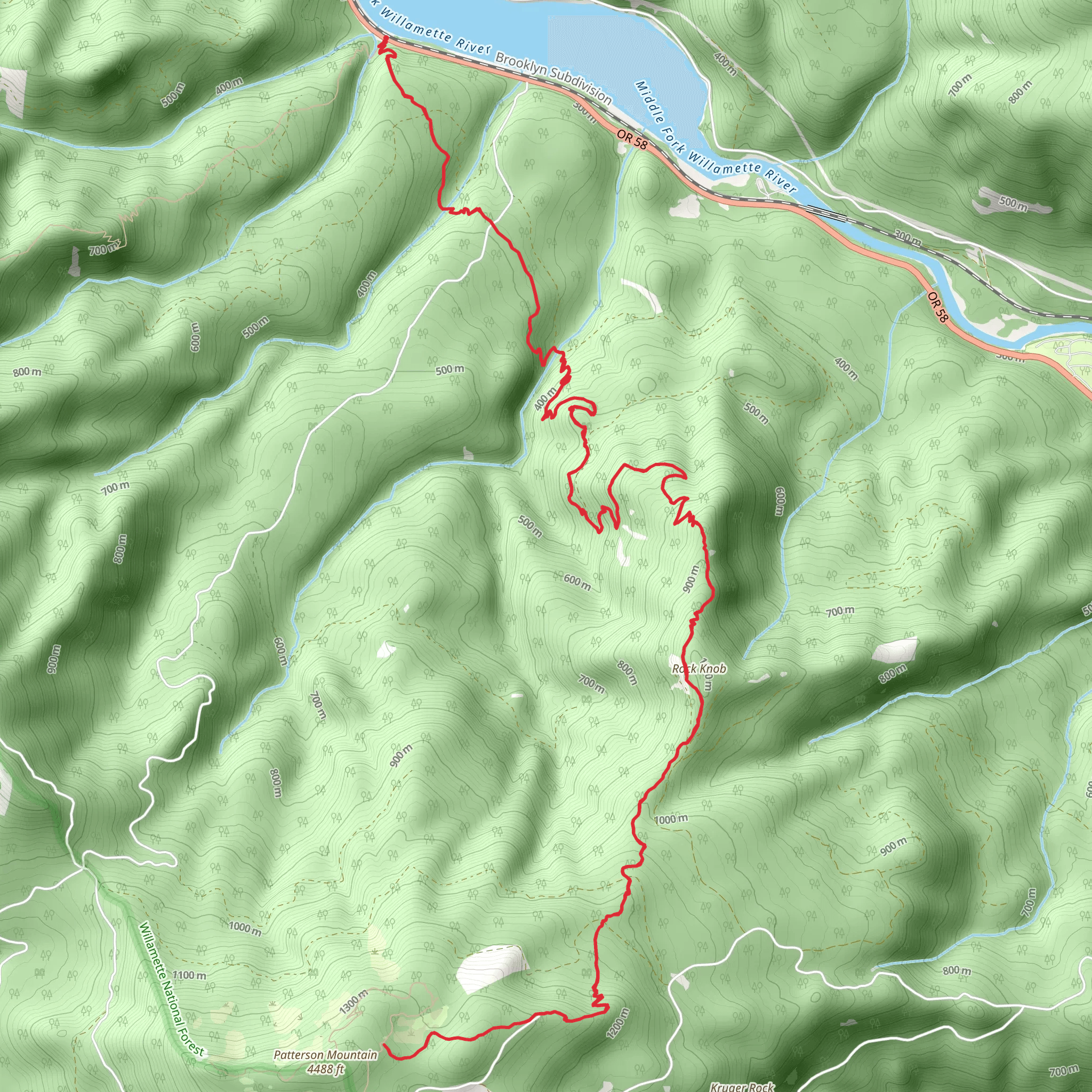 Lawler Trail mobile static map