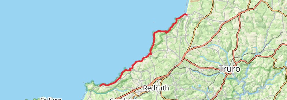 South West Coast Path 6-Day Challenging Tour (Hillwalk Tours) stage 3 Map