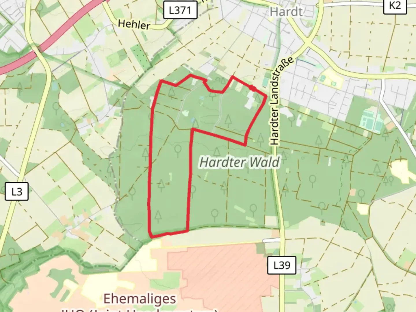 An image depicting the trail Rundweg A3 and its surrounding area.